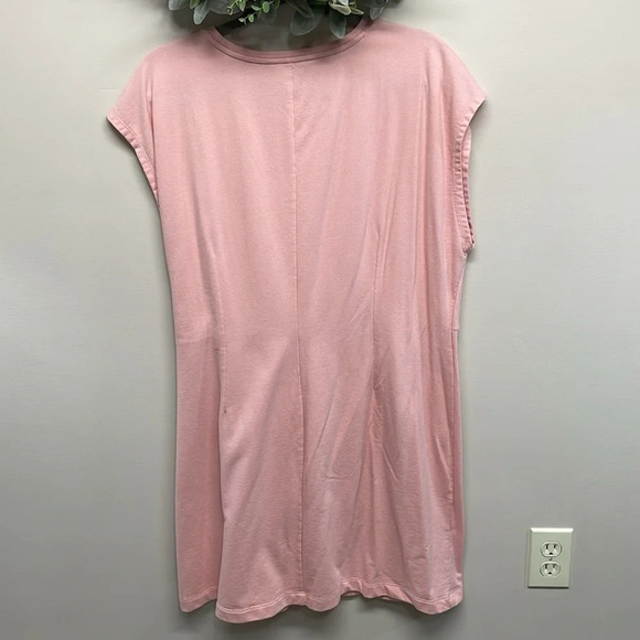 Nine West Knot Front Mini T-shirt Dress Pink XXL - Picture 4 of 15